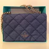 Kate Spade Bags | Kate Spade Emerson Place Quilted Denim Vivenna Bag | Color: Blue | Size: 6.2”H X 9.2”W X 2.7”D