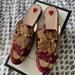 Gucci Shoes | Gucci Princetown (Rare) Red And Gold Slipper Mules | Color: Gold/Red | Size: 7.5