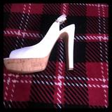 Nine West Shoes | High Heels | Color: White | Size: 5.5