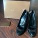 Gucci Shoes | Gucci Black Leather Wimbledon Nero Pumps | Color: Black | Size: 9