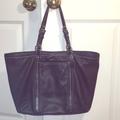 Coach Bags | Coach Leather Bag Solid Black Good Used Condition | Color: Black/Silver | Size: Os