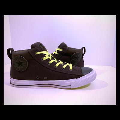 Converse Shoes | Converse Ct All Star Street Mid Ballistic/Neoprene | Color: Green/White | Size: 8
