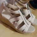 Ralph Lauren Shoes | Euc Ralph Lauren Canvas Espadrilles 7.5 | Color: Tan | Size: 7.5