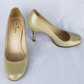 Kate Spade Shoes | Kate Spade | Patent Leather Animal Print Pumps | Color: Tan/Yellow | Size: 5.5