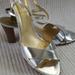 J. Crew Shoes | J.Crew Ankle Strap Sandals | Color: Silver | Size: 9