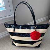 Kate Spade Bags | Kate Spade Large Patent Leather Tote | Color: Black/White | Size: Os