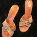 Coach Shoes | Coach Mules Sued Slides Mint Condition | Color: Tan | Size: 7
