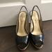 Jessica Simpson Shoes | Jessica Simpson Cork Heel | Color: Black | Size: 6.5