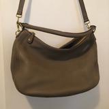 J. Crew Bags | J Crew Leather Hobo Bag | Color: Gray/Tan | Size: Os