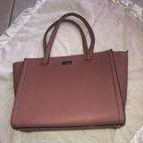 Kate Spade Bags | Kate Spade Mauve Leather Tote Bag Purse | Color: Pink | Size: Os