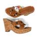 Anthropologie Shoes | New Anthropologie Piampiani Wedge Sandals Size 37 | Color: Brown/Tan | Size: 6.5