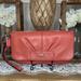 Coach Bags | Authentic Euc Coach Wristlet | Color: Orange | Size: 8 1/2w X 4 1/2h X 1 1/2d