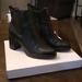 Giani Bernini Shoes | Giani Bernini Black Leather Midi Boots | Color: Black | Size: 7.5