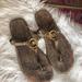 Michael Kors Shoes | Michael Michael Kors Women's Mk Charm Jelly Flat | Color: Cream/Gold | Size: 10