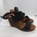 Jessica Simpson Shoes | Jessica Simpson Platform Wedge Heels Size 10 | Color: Black/Brown | Size: 10