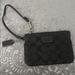 Coach Bags | Coach Black Signature Small Wristlet | Color: Black | Size: Os