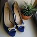Kate Spade Shoes | Kate Spade Royal Blue Peep Toe Wedges | Color: Blue | Size: 10m