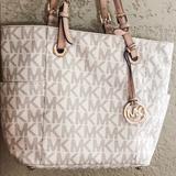 Michael Kors Bags | Michael Kors Handbag | Color: Cream/Tan | Size: Os