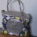 Coach Bags | Coach Scarf Print And Leather Tote Nwt | Color: Gray/Silver | Size: Os