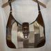 Coach Bags | Coach Hampton Suede And Leather Patchwork Hobo | Color: Brown/Cream | Size: 13"W I 8" H 4" D