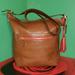 Coach Bags | Coach Duffle Handbag | Color: Brown/Red | Size: H - 13 Inches / L - 15 1/2 Inches