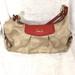 Coach Bags | Last Day!! Coach Handbageuctan And Red | Color: Red/Tan | Size: Os