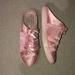 Free People Shoes | Free People Naples Pink Satin Sneakers! | Color: Pink | Size: 9