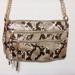 Nine West Bags | Nine West Snake Print Crossbody Bag New | Color: Brown/Tan | Size: Os