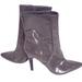 Nine West Shoes | Ankle Boots, Gray Patent Stiletto Boots, Size 9m Boots, Nine West Vintage Boots | Color: Gray | Size: 9