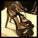 Coach Shoes | Brand New Coach Glitter Heels | Color: Black | Size: 7