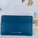 Michael Kors Bags | Michael Kors Blue Leather Card Case | Color: Blue | Size: Os