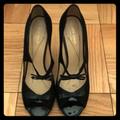 Kate Spade Shoes | Kate Spade Black Heels With Peep Toe And Bow | Color: Black | Size: 8.5