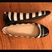 Kate Spade Shoes | Euc Kate Spade Flats, Striped | Color: Black/Cream | Size: 8