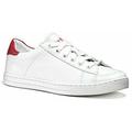 Coach Shoes | Coach 'Porter' Leather Sneaker Sz 9 White True Red | Color: Red/White | Size: 9