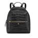 Tory Burch Bags | Cross-Embossed Mini Black Leather Backpack | Color: Black | Size: Os