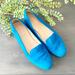 J. Crew Shoes | J. Crew Cleo Suede Loafers Blue Size 6 | Color: Blue | Size: 6