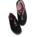 Levi's Shoes | Levis Strauss Black Silver Pink Canvas Shoes | Color: Black/Silver | Size: 3g