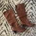 Nine West Shoes | Nine West Brown Knew High Boots 9.5 | Color: Brown | Size: 9.5