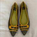 Coach Shoes | Coach Flats | Color: Gold/Green | Size: 8.5
