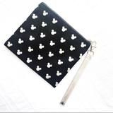 Disney Bags | Disney Mickey Mouse Black Cosmetic/Makeup Case | Color: Black/Silver | Size: Os