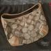 Coach Bags | Coach Purse With Matching Change Purse | Color: Brown/Tan | Size: 13 In Across 8 In High 3 In Deep Hangs 14 In