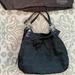 Coach Bags | Coach Signature Black Shoulder Bag | Color: Black | Size: 15 Inches Across By 11 Inches High