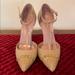 Gucci Shoes | Gucci Studded Pump | Color: Cream/Gold | Size: 7