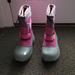 The North Face Shoes | Girl's Waterproof/Thermafelt Northface Boots | Color: Gray/Pink | Size: 5bb