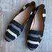 J. Crew Shoes | J. Crew Darby Loafers Striped Textured Flats Black | Color: Black/Gray | Size: 7.5