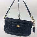 Coach Bags | Coach Leather Navy Blue Wristlet | Color: Blue | Size: Os