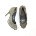 Jessica Simpson Shoes | Jessica Simpson Olive Green Suede Heels | Color: Green | Size: 10