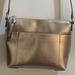 Kate Spade Bags | Kate Spade Metallic Leather Shoulder Crossbody Bag | Color: Cream/Silver | Size: Os