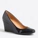 J. Crew Shoes | J. Crew Sylvia Patent Leather Wedges Black | Color: Black | Size: 9