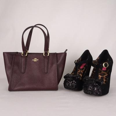 Coach Bags | Coach Carryall Crosby Crossgrain Oxblood Leather | Color: Gold/Red | Size: 21 Inch